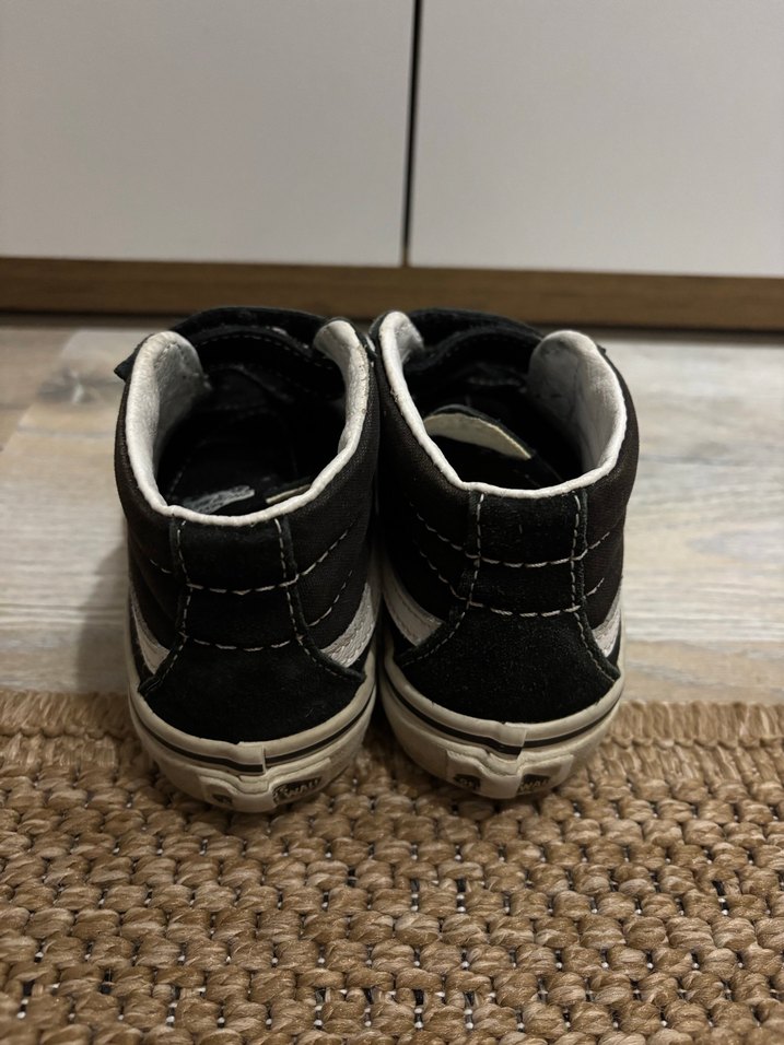 Çocuk Siyah Vans Sneakers - Görsel 3