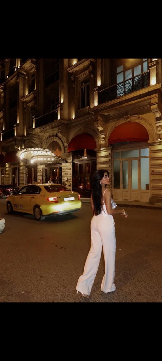 Çelik Desen Detaylı Beyaz Midi Kadın Kumaş Pantolon - Görsel 2