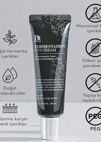 Benton Fermentation Göz Kremi - Görsel 9