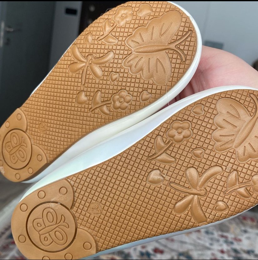 Kız Çocuk Beyaz Fiyonklu Babet - Görsel 3