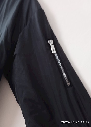 Düğmeli Siyah Kadın Günlük Ceket - Görsel 2