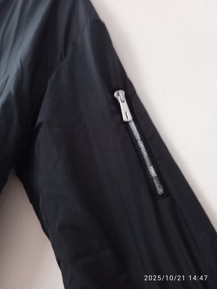 Düğmeli Siyah Kadın Günlük Ceket - Görsel 2