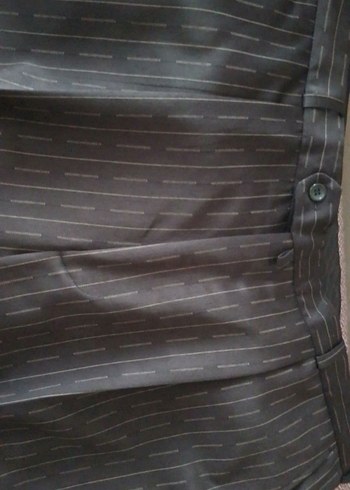 Düğmeli Koyu Gri Erkek Takım Elbise Ceket - Görsel 5