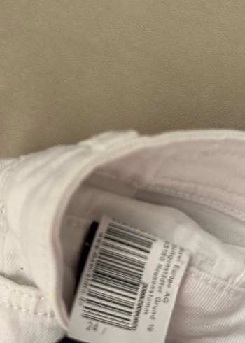 Beyaz Kadın Mavi marka Mini Kot Şort - Görsel 5