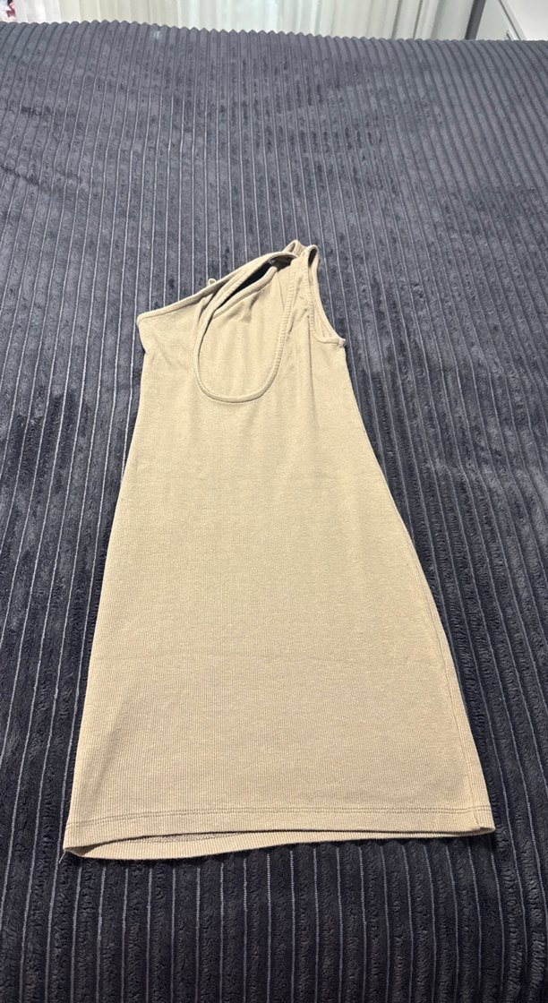 Pull bear tek omuz mini elbise - Görsel 4