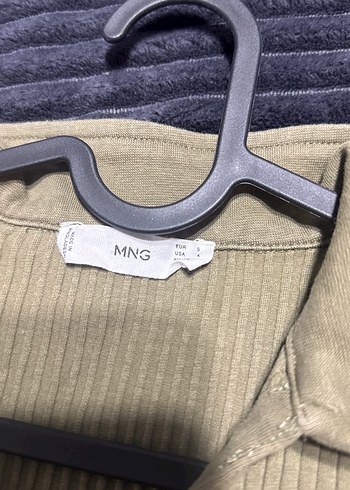 Mango Haki Triko Yakalı Uzun Elbise - Görsel 2