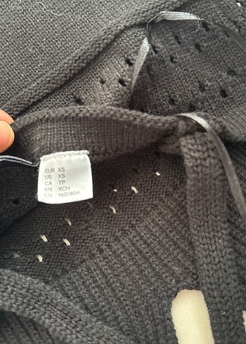 hm çapraz askılı örme elbise - Görsel 5