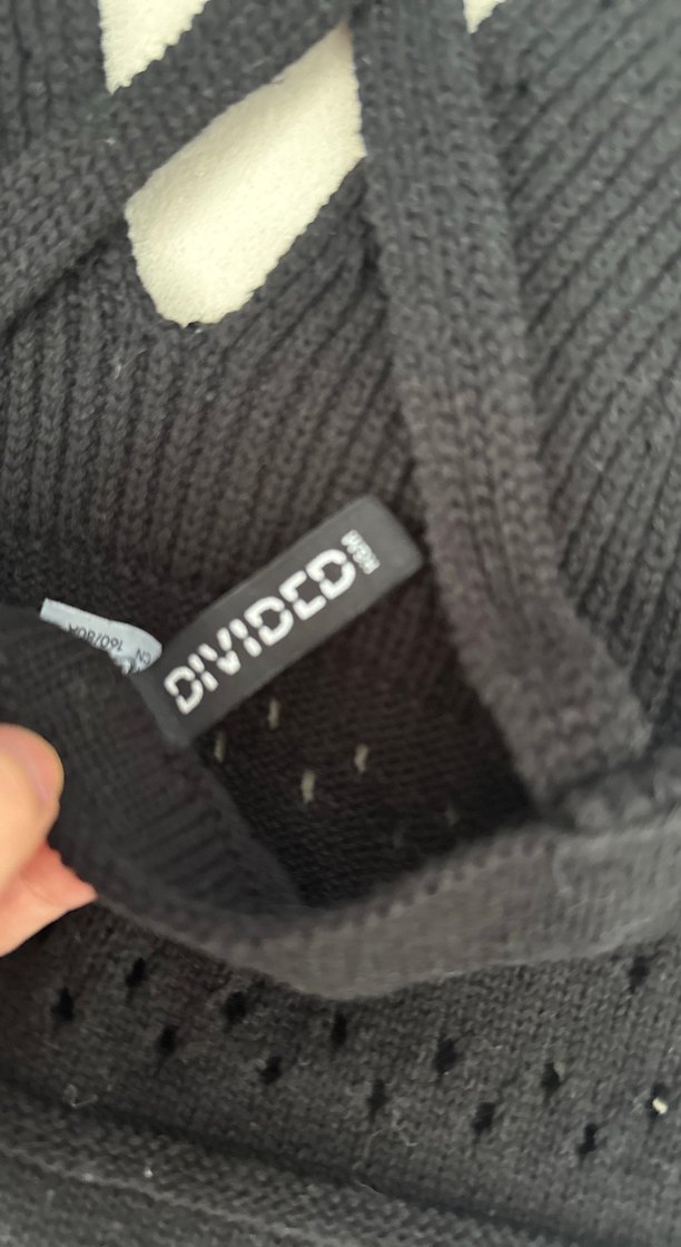 hm çapraz askılı örme elbise - Görsel 4