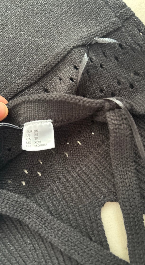 hm çapraz askılı örme elbise - Görsel 5