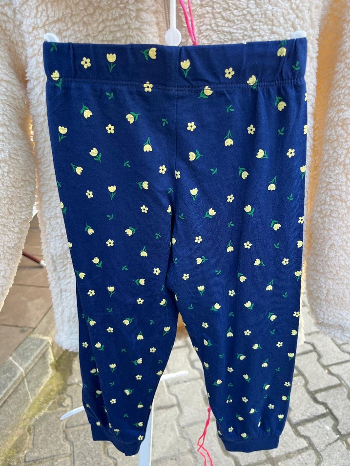 Isobel Kız Çocuk Mavi Çiçekli Uzun Kollu takım - Görsel 3