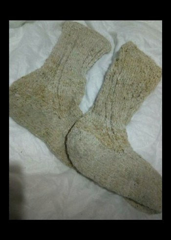 6 şiş keçi tüyü el örmesi
çorap - Görsel 4
