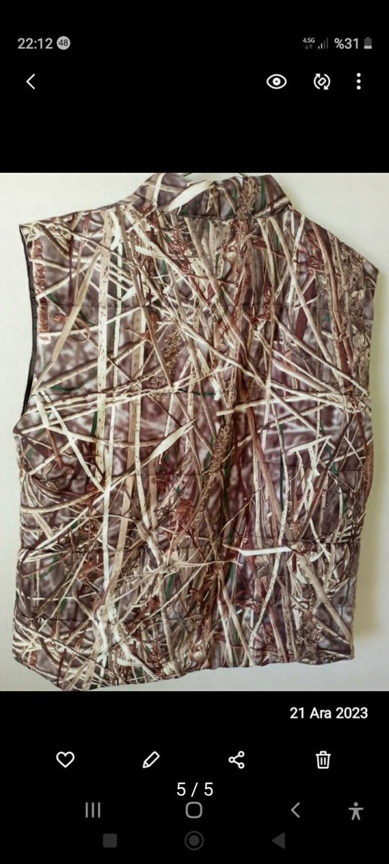 Cabelas saz desenli yelek
XL beden. - Görsel 4