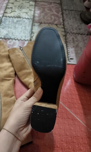 38 Beden camel Renk Yeni çizme