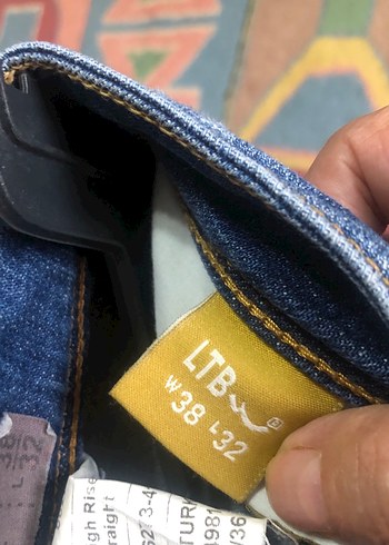 Kadın Mavi Denim Normal Boy Kot Pantolon - Görsel 6