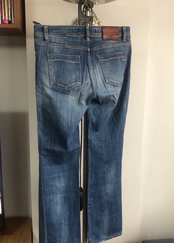 Kadın Mavi Denim Normal Boy Kot Pantolon - Görsel 4