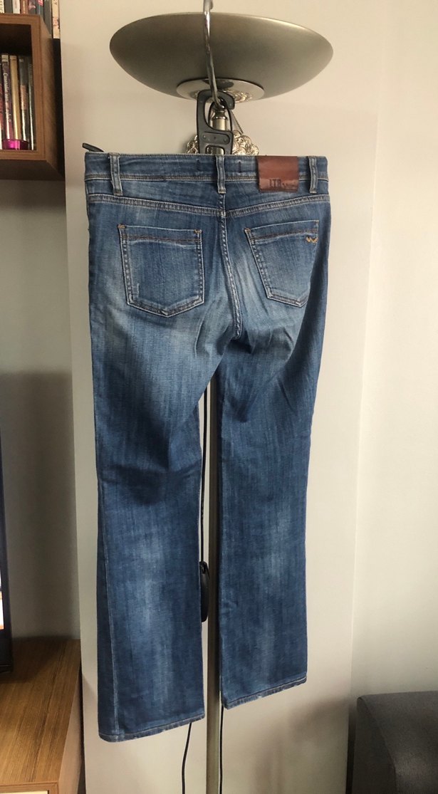 Kadın Mavi Denim Normal Boy Kot Pantolon - Görsel 4