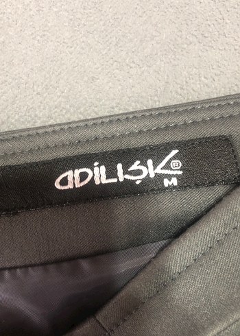 Koyu griKadın Midi Kalem Etek - Görsel 4