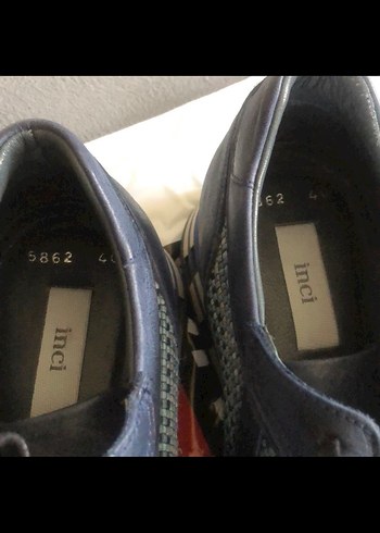 Erkek Lacivert Bağcıklı Blok Topuk Spor Ayakkabı - Görsel 4