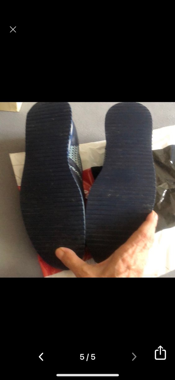 Erkek Lacivert Bağcıklı Blok Topuk Spor Ayakkabı - Görsel 5