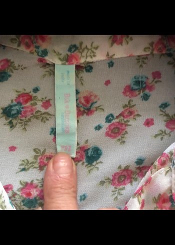 Çiçek Desenli Pamuklu Bohem Uzun Kollu Gömlek - Görsel 2