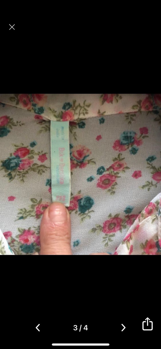 Çiçek Desenli Pamuklu Bohem Uzun Kollu Gömlek - Görsel 2