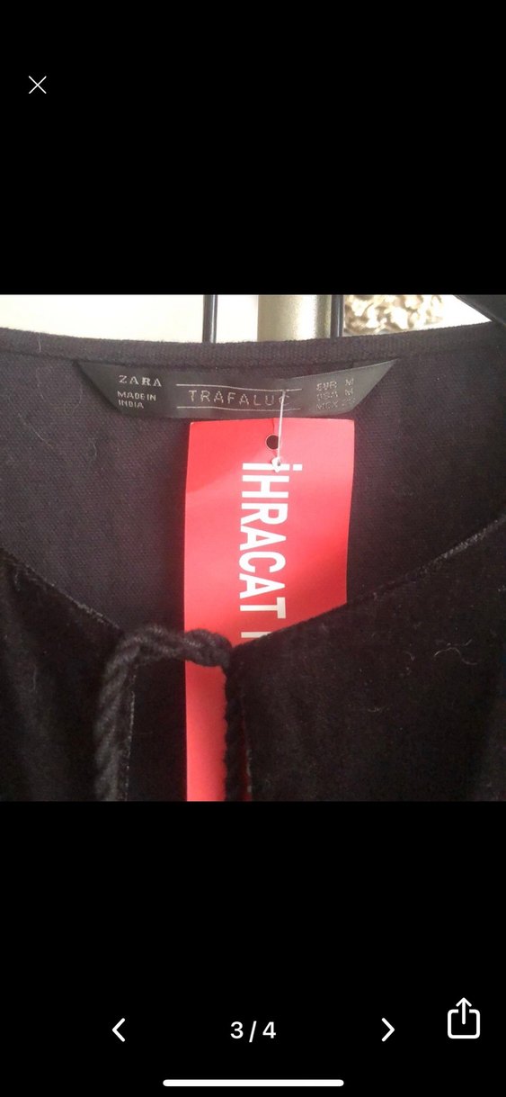 Siyah Süet V Yakalı Mini elbise - Görsel 2