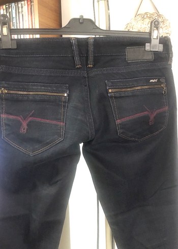 Siyah Midi Boy Kadın Denim Jean - Görsel 4