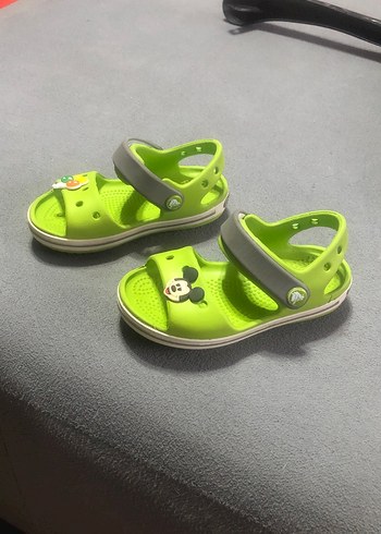 Yeşil crosc çocuk sandalet - Görsel 2