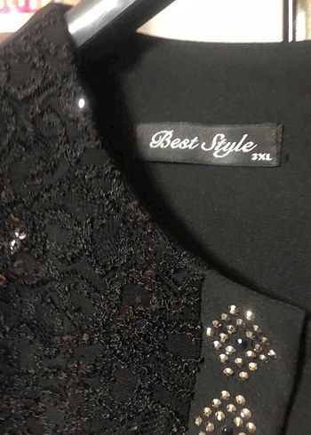 Siyah Midi Kadın Gotik Abiye Elbise - Görsel 3