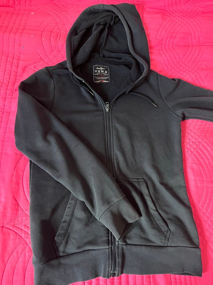 Erkek/kadın lacivert Fermuarlı Yüksek Yakalı Sweatshirt - Görsel 4