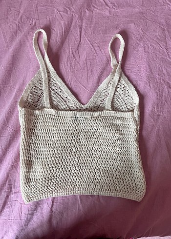 Beyaz Bohem Örgü Bralet - Görsel 2