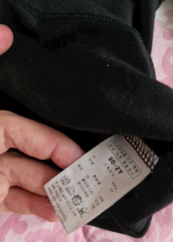 Kız erkek Çocuk Siyah Uzun Kollu Baskılı Sweatshirt - Görsel 2