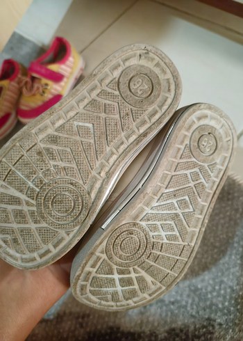 Kız Çocuk Beyaz Payetli Spor Ayakkabı - Görsel 3