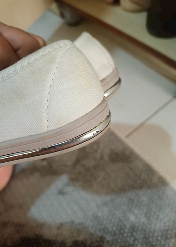 Kız Çocuk Beyaz Payetli Spor Ayakkabı - Görsel 2