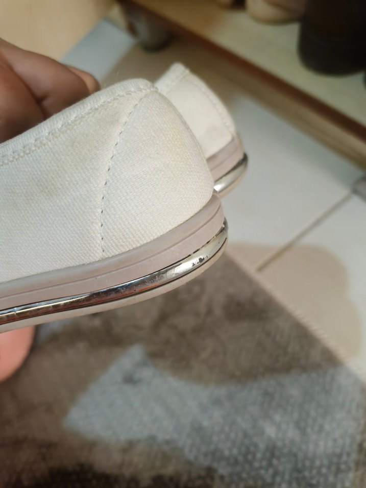 Kız Çocuk Beyaz Payetli Spor Ayakkabı - Görsel 2