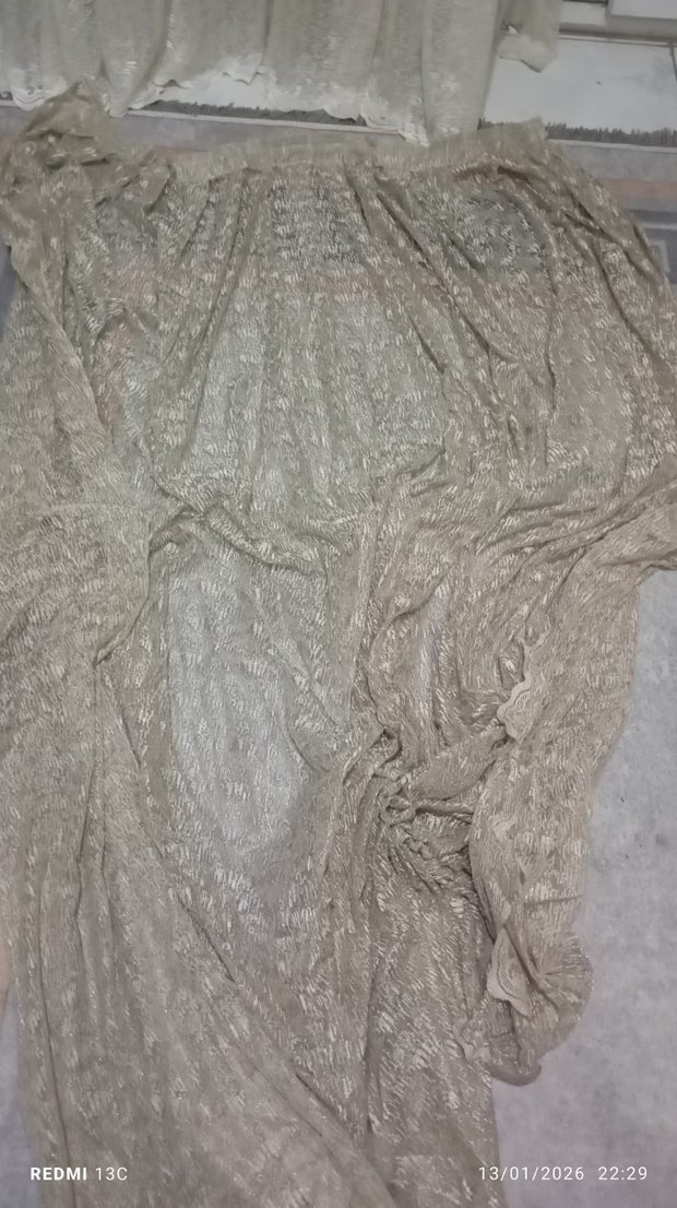 Bej Yılan Desenli Bohem Perde - Görsel 3