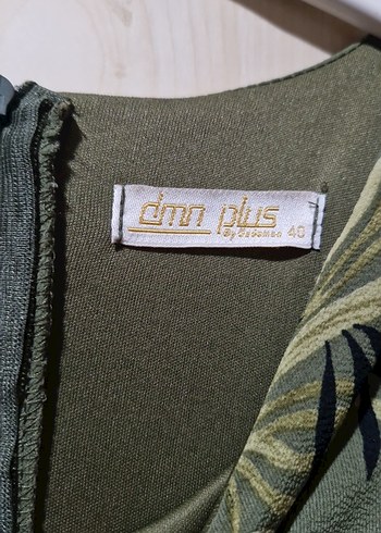 Kadın Haki Çiçekli Uzun Bohem Elbise - Görsel 3