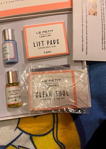 Le Petit Pembe Kirpik Perm Kit - Görsel 2