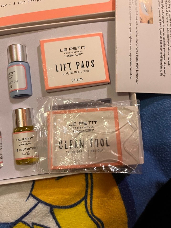 Le Petit Pembe Kirpik Perm Kit - Görsel 2