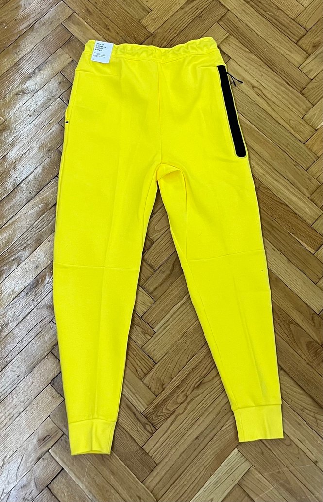 Orijinal Nike Tech Sarı Eşofman Altı - Görsel 2