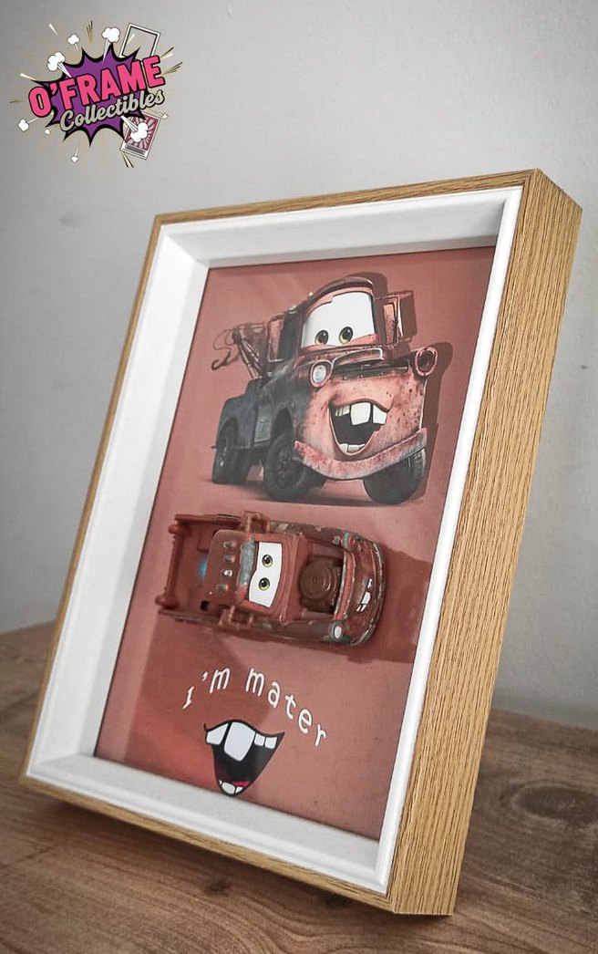 Arabalar Mater 3D Dekoratif Tablo 15x21cm - Görsel 2