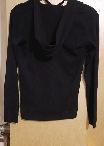 Kadın V Yaka Uzun Kollu Tshirt - Görsel 5