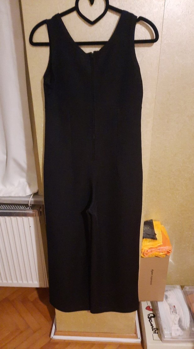 V Yaka Şık Uzun Tulum - Görsel 4