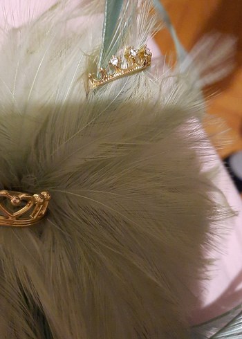 3 ADET ALTIN TAÇ YÜZÜK - Görsel 2