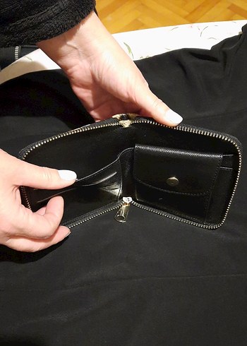 Leopar Desenli Deri Kadın Cüzdanı - Görsel 3