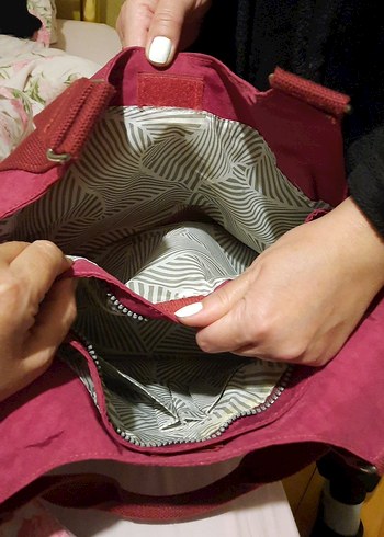 Pembe Kadın kol çantası - Görsel 9