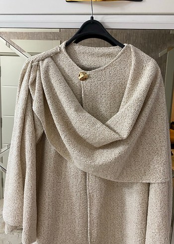 Zara model şallı hırka ceket - Görsel 3