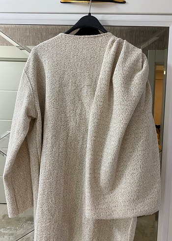 Zara model şallı hırka ceket - Görsel 4