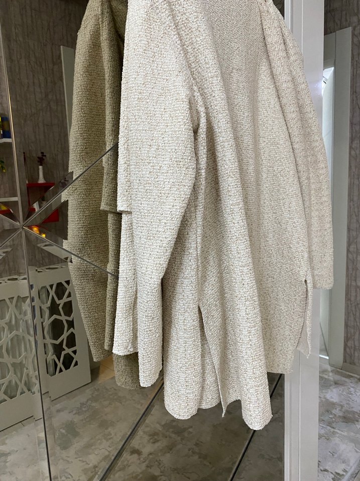 Zara model şallı hırka ceket - Görsel 5