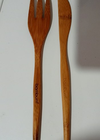 bambu Çatal ve Bıçak Seti - Görsel 2